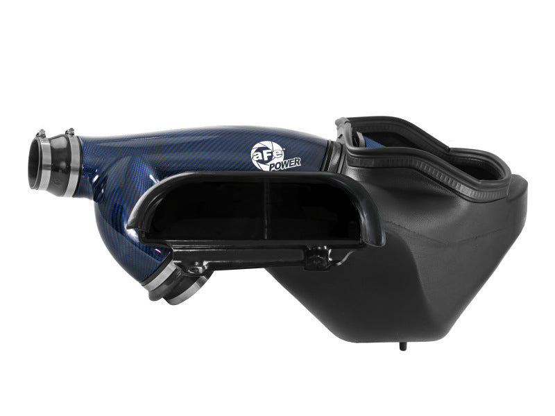 aFe 17-24 Ford F-150 Track Series Blue Kevlar Carbon Fiber C/A Intake System w/Black Pro 5R Filter