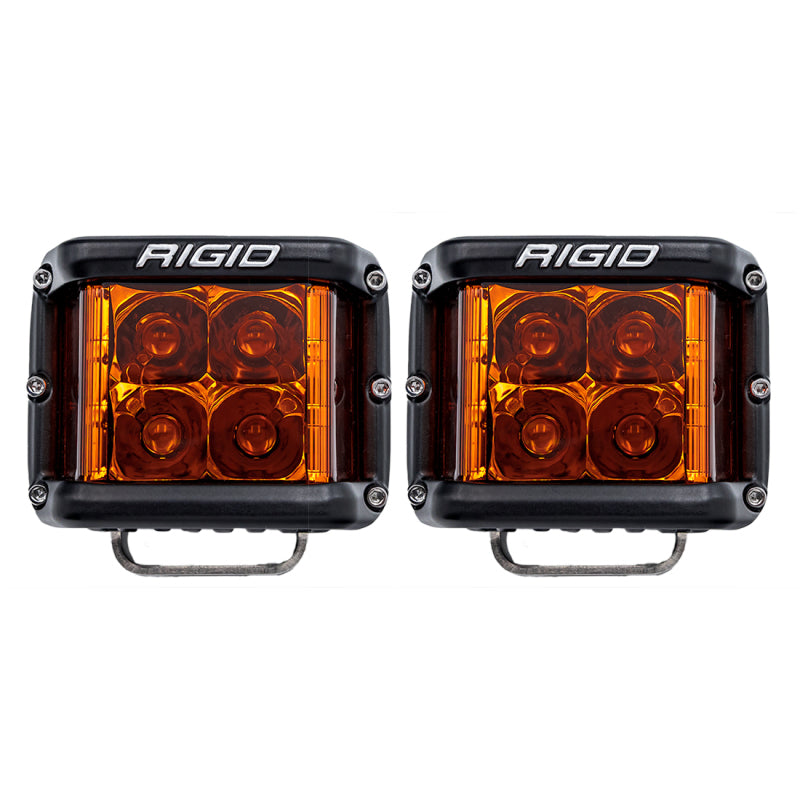 Rigid Industries D-SS Spot w/ Amber PRO Lens (Pair) Rigid Industries Light Bars & Cubes