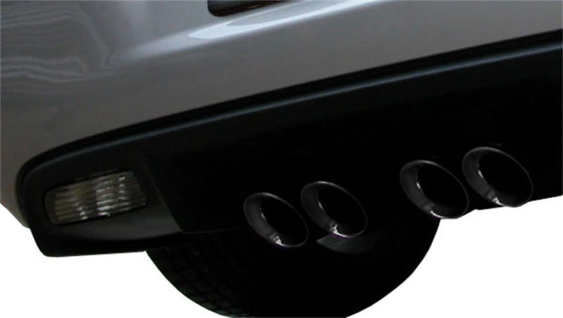 Corsa 2009-2013 Chevrolet Corvette C6 6.2L V8 Black Sport Axle-Back Exhaust CORSA Performance Axle Back