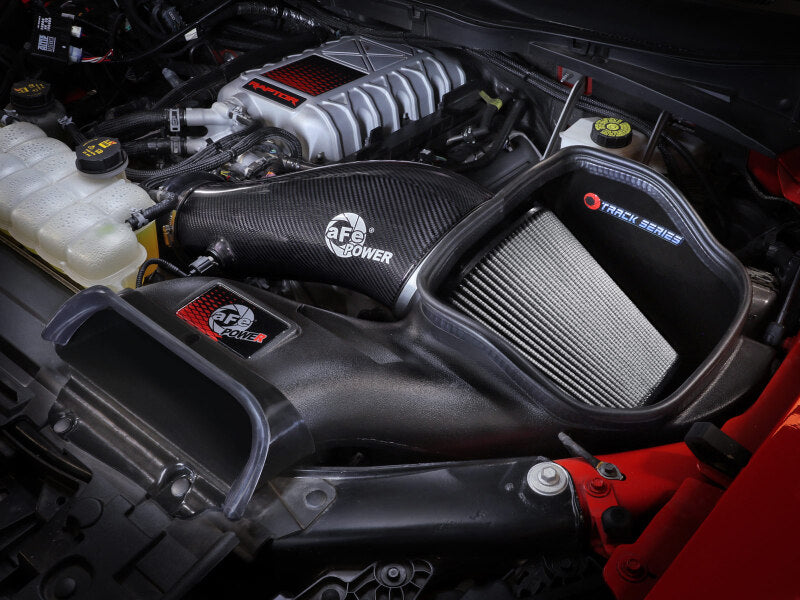 aFe 23-24 Ford F150 Raptor R V8 5.2L Supercharged Track Series Air Intake w/ PDS Filter aFe Cold Air Intakes