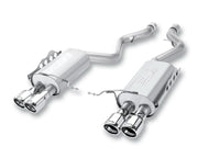 Borla 2016 Chevy Camaro 6.2L AT/MT S-Type Rear Section Exhaust w/o Dual Mode Valves Borla Axle Back