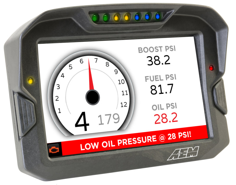 AEM CD-7 Logging Race Dash Carbon Fiber Digital Display (CAN Input Only) AEM Gauges