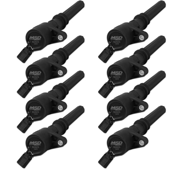 MSD Ignition Coil - Blaster - Ford 2-Valve V8 - Black - 8-pack 824283 MSD Autoparts