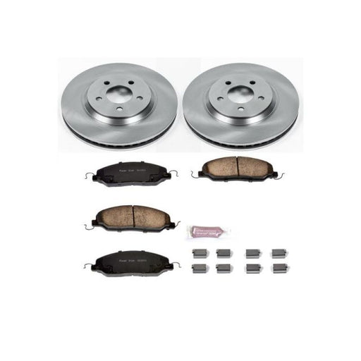 Power Stop 05-10 Ford Mustang Front Autospecialty Brake Kit PowerStop Brake Kits - OE