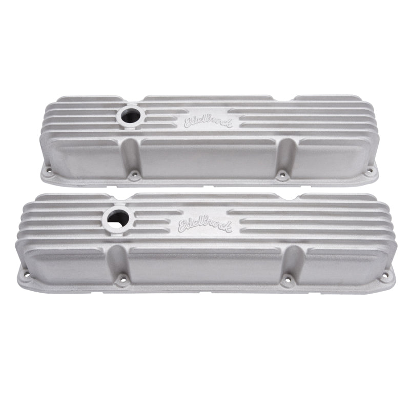 Edelbrock Valve Cover Classic Series Chrysler 383/440 CI V8 Satin Edelbrock Valve Covers