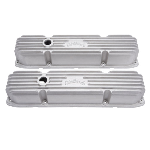 Edelbrock Valve Cover Classic Series Chrysler 383/440 CI V8 Satin Edelbrock Valve Covers
