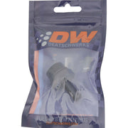 DeatschWerks 10AN ORB Male to 3/8in Male Barb Fitting - Anodized Matte Black DeatschWerks Fittings