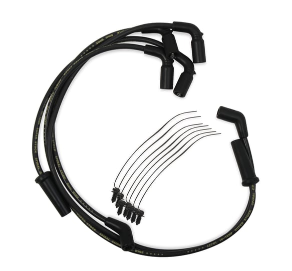 Custom Wire Set - 2017-up Harley Davidson Touring - 8mm - Black 171116-K ACCEL Autoparts