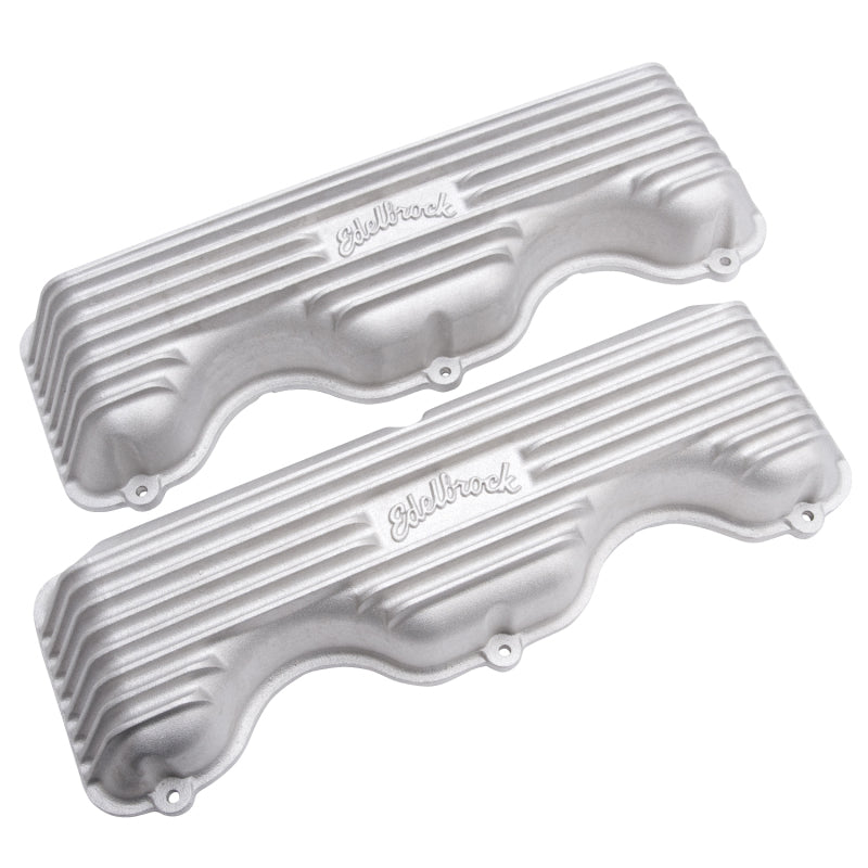 Edelbrock Valve Cover Classic Series Chevrolet W 348/409 CI V8 Satin Edelbrock Valve Covers