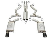 aFe MACHForce XP 3in 304 SS Cat-Back Exhausts w/ Black Tips 15-17 Ford Mustang GT V8-5.0L/V6-3.7L aFe Catback