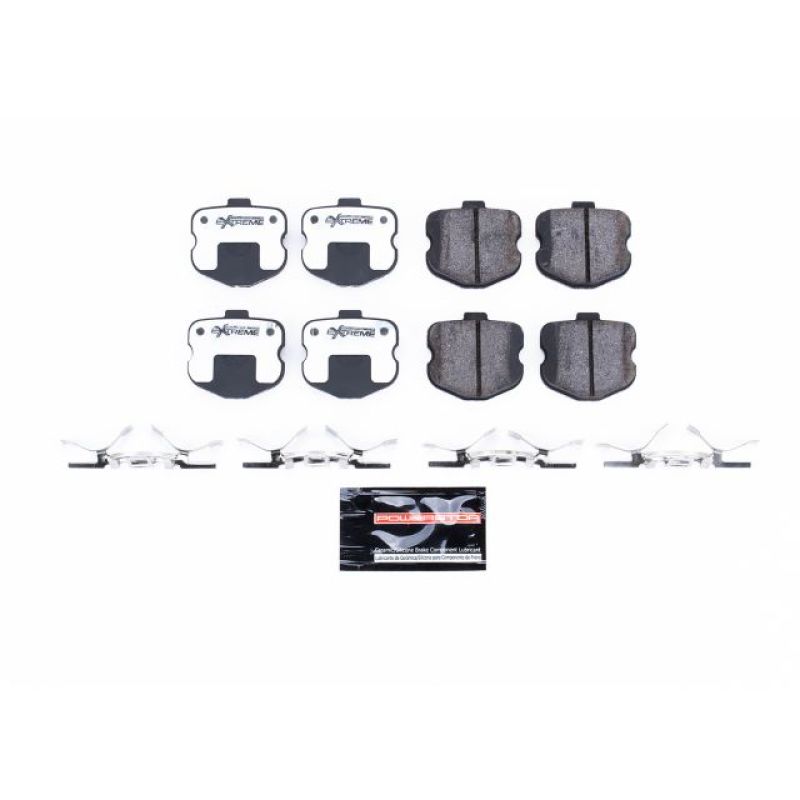 Power Stop 06-13 Chevrolet Corvette Rear Z26 Extreme Street Brake Pads w/Hardware PowerStop Brake Pads - Performance