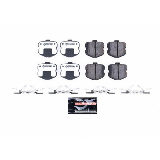 Power Stop 06-13 Chevrolet Corvette Rear Z26 Extreme Street Brake Pads w/Hardware PowerStop Brake Pads - Performance