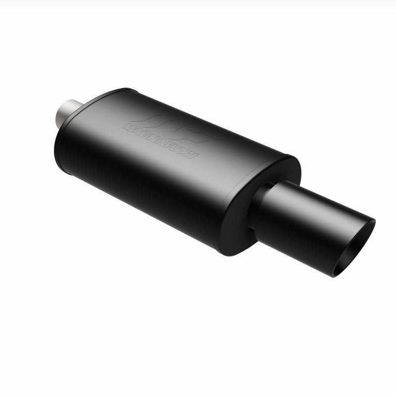 MagnaFlow Muffler with Tip Mag Blk 14x5x8 2.25/4