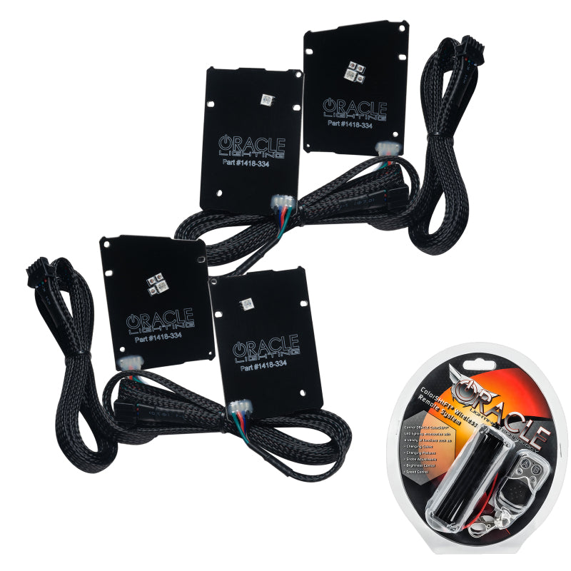Oracle 19-21 Chevy Camaro LS/LT RGB+A Headlight DRL Kit - ColorSHIFT w/ RF Controller ORACLE Lighting Headlights