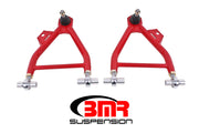 BMR 94-04 Mustang Lower A-Arms (Coilover Only) w/ Adj. Rod End and STD. Ball Joint - Red BMR Suspension Control Arms