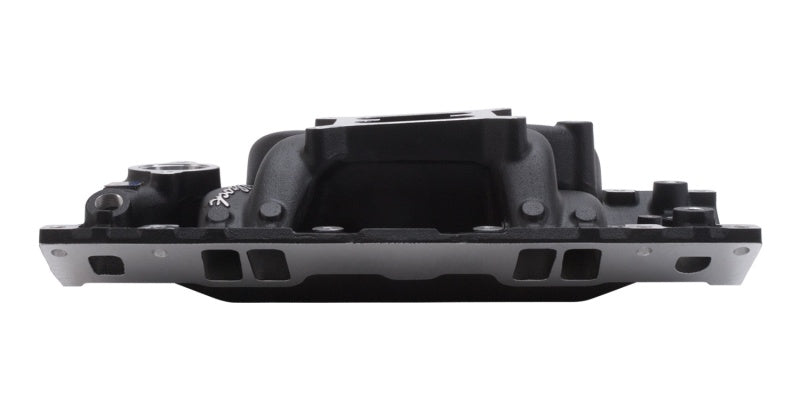 Edelbrock Performer RPM Air Gap Vortec Black Edelbrock Intake Manifolds