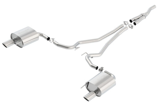 Borla S Type Cat Back 15-17 Ford Mustang 2.3L EcoBoost MT/AT 2.25in pipe 4in tip Borla Catback