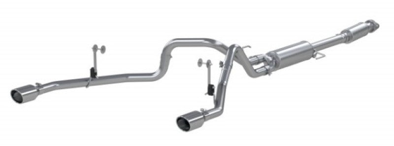 MBRP 2021+ F-150 2.7L/ 3.5L Ecoboost, 5.0L 3in Cat Back 2.5in Dual Split Rear - Aluminized Steel MBRP Catback