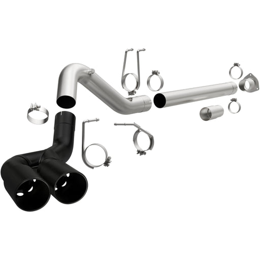 MagnaFlow 08-18 Ford F-250/F-350/F-450 4.6L/6.7 DPF-Back Black 4in Dual Single Rear Exit Magnaflow DPF Back