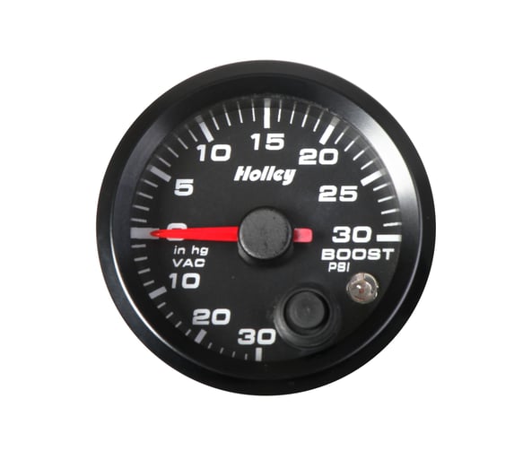 Holley Analog Style Boost/Vacuum Gauge 26-606 HOLLEY Autoparts