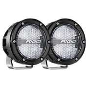 Rigid Industries 360-Series 4in LED Off-Road Diffused Beam - RGBW Backlight (Pair) Rigid Industries Light Bars & Cubes