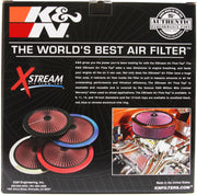 K&N X-Stream Top Filter X-Stream 14in OD - Red K&N Engineering Air Filters - Universal Fit