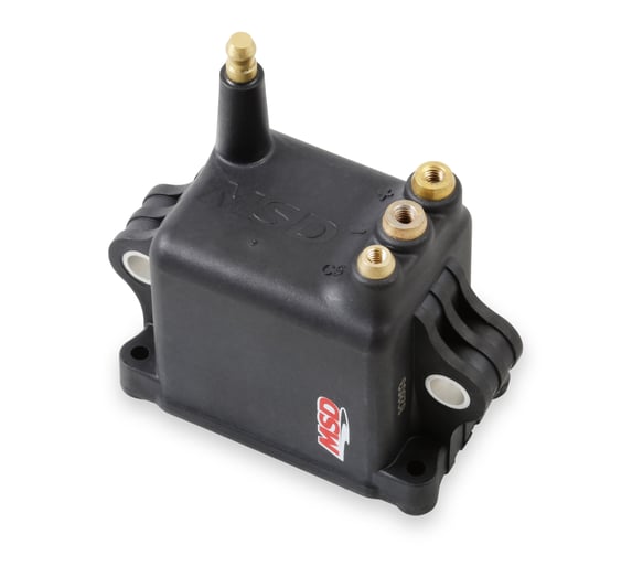 MSD Ignition Coil - High Output - Black 82803 MSD Autoparts