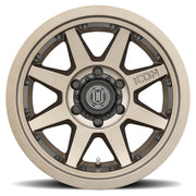 ICON Rebound Pro 17x8.5 6x135 6mm Offset 5in BS 87.1mm Bore Bronze Wheel ICON Wheels - Cast