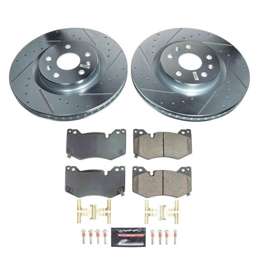 Power Stop 20-21 Chevrolet Corvette Front Z23 Evolution Brake Kit PowerStop Brake Kits - Performance D&S