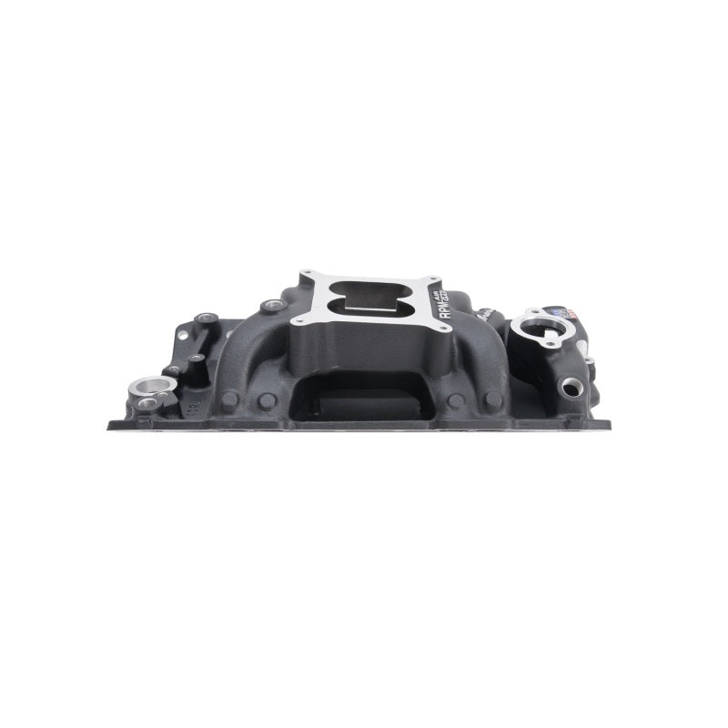 Edelbrock Intake Manifold RPM Air-Gap Small-Block Chevy 262-400 Black Edelbrock Intake Manifolds