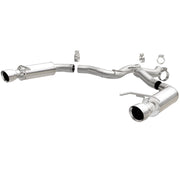 MagnaFlow Axle Back, SS, 3in, Competition, Dual Split Polished 4.5in Tip 2015 Ford Mustang GT V8 5.0 Magnaflow Axle Back