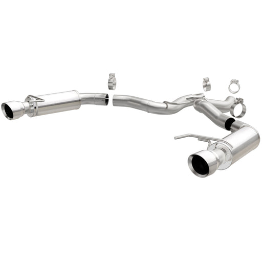 MagnaFlow Axle Back, SS, 3in, Competition, Dual Split Polished 4.5in Tip 2015 Ford Mustang GT V8 5.0 Magnaflow Axle Back