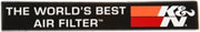 K&N X-Stream Top Filter X-Stream 14 inch OD Chrome K&N Engineering Air Filters - Universal Fit