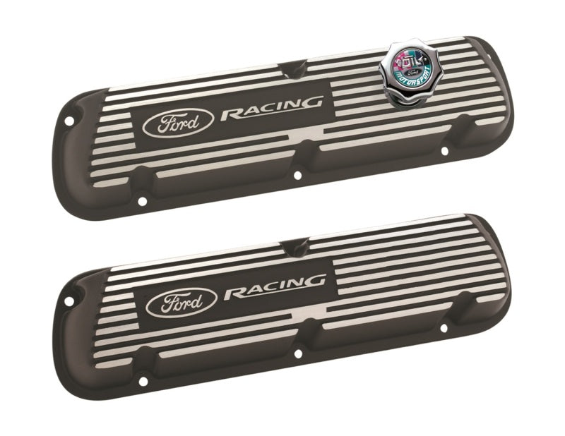 Ford Racing Black Satin Valve Covers Racing EFI Ford Racing Valve Covers