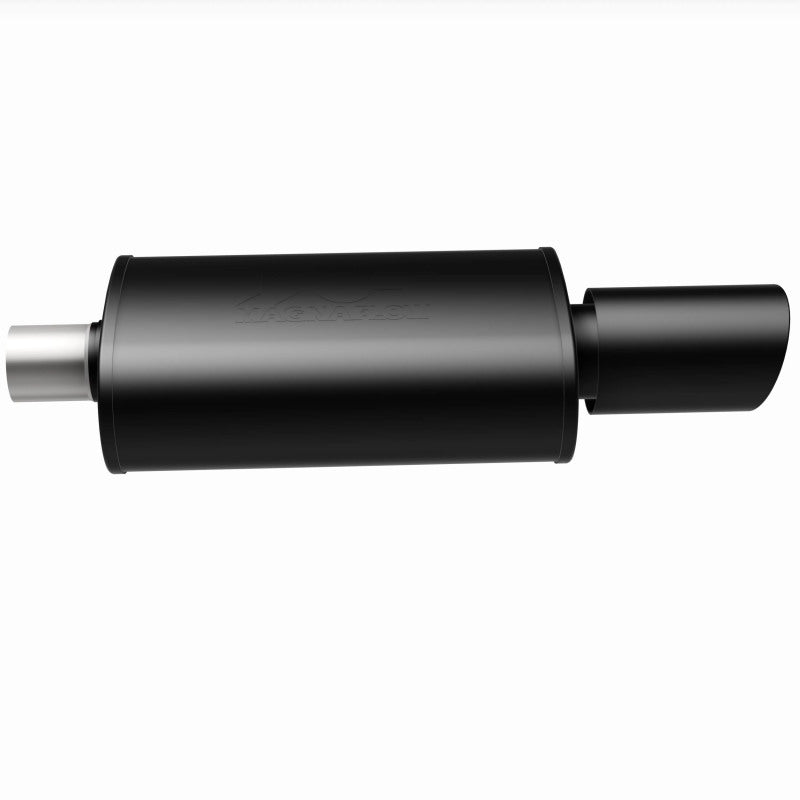 MagnaFlow Muffler with Tip Mag Blk 14x5x8 2.25/4
