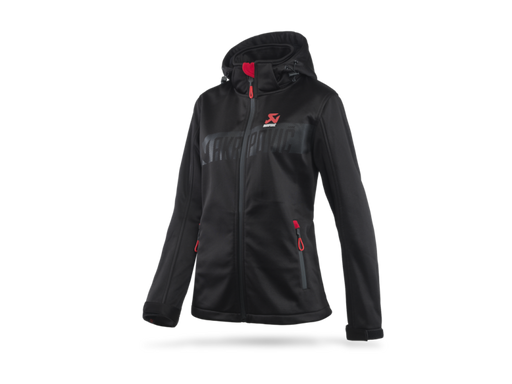Akrapovic Womens Corpo Softshell Jacket Black - M Akrapovic Headwear