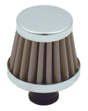 Spectre Breather Filter 10mm Flange / 2in. OD / 1-3/4in. Height - Stainless Steel Spectre Engine Breather Filters