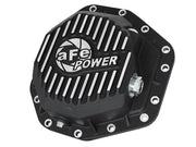 aFe Power Pro Ser Rear Diff Cover Black w/Mach Fins 2017 Ford Diesel Trucks V8-6.7L(td) Dana M275-14 aFe Diff Covers