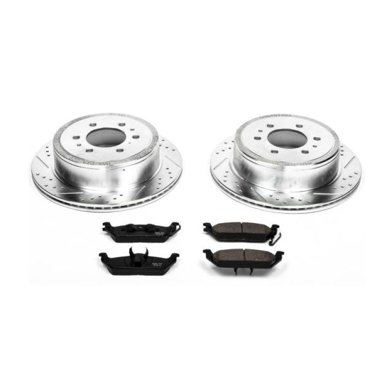 Power Stop 04-11 Ford F-150 Rear Z23 Evolution Sport Brake Kit PowerStop Brake Kits - Performance D&S