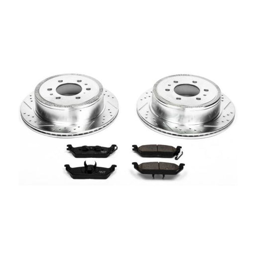 Power Stop 04-11 Ford F-150 Rear Z23 Evolution Sport Brake Kit PowerStop Brake Kits - Performance D&S