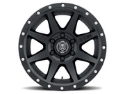 ICON Rebound 18x9 6x135 6mm Offset 5.25in BS 87.1mm Bore Satin Black Wheel ICON Wheels - Cast