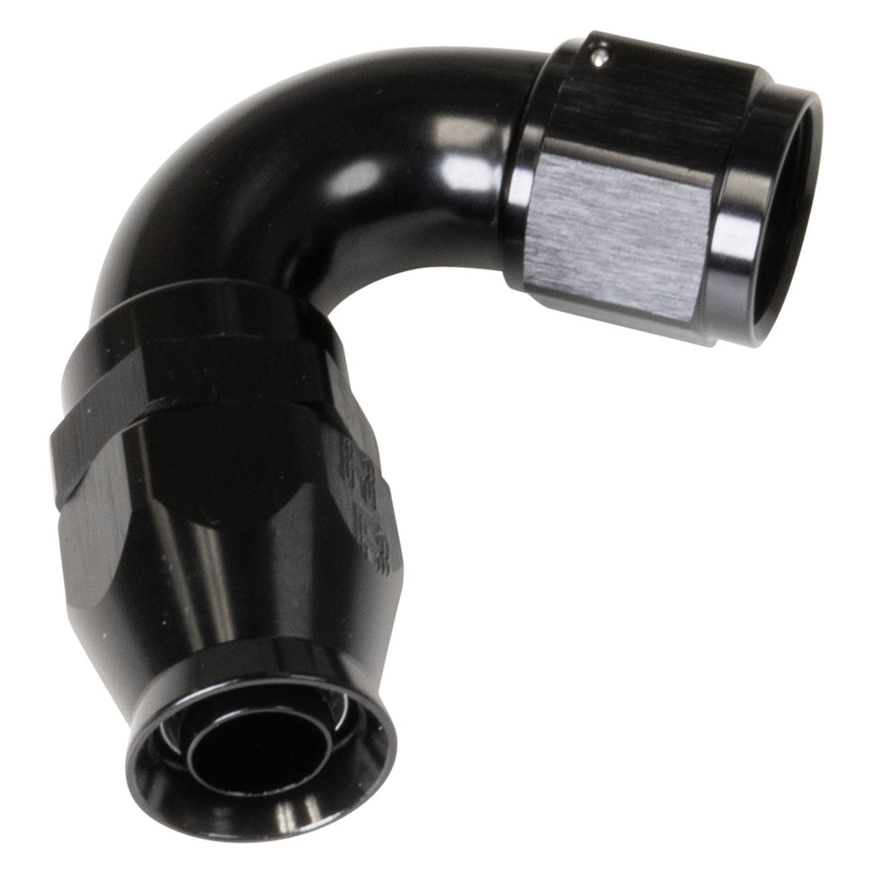 10 AN Pro PTFE 120 Degree Swivel Hose End With Black Finish
