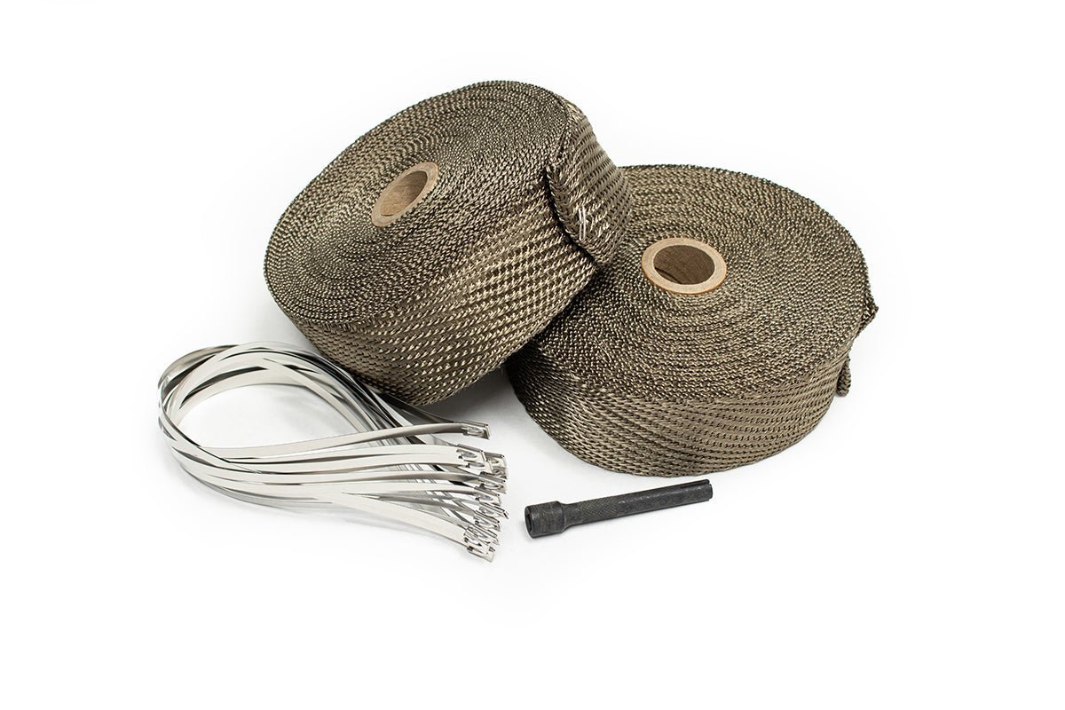 100 Feet / Titanium Exhaust Wrap | Headers, Downpipes, etc (AC006) Corsa Autoparts