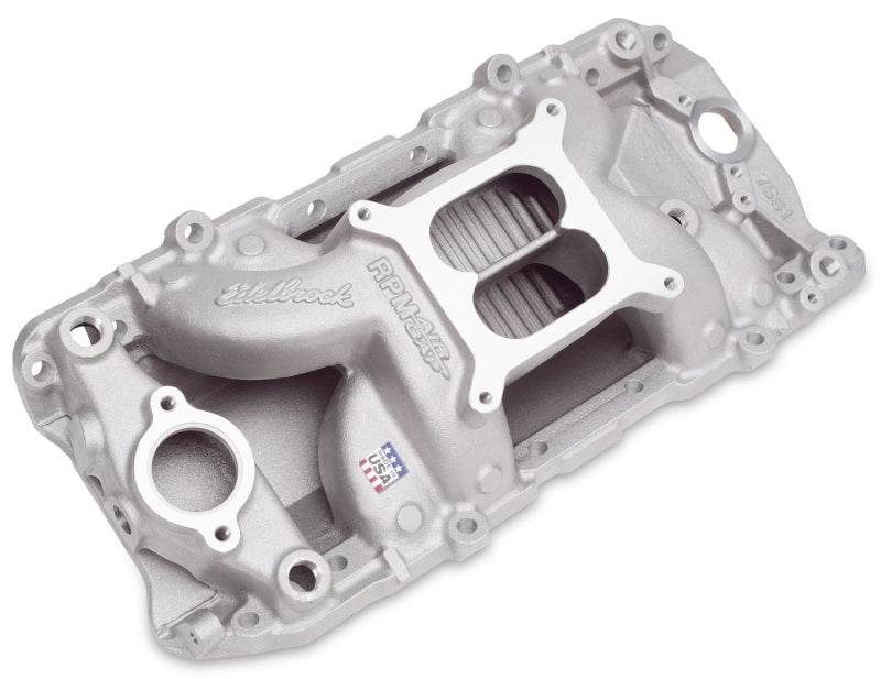 Edelbrock B/B Chevy O-Port RPM Air-Gap Manifold Edelbrock Intake Manifolds