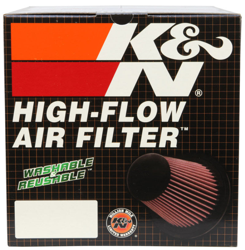 K&N Filter Universal Air Filter Carbon Fiber Top With 6in Flange x 7.5in Base x 6in H K&N Engineering Air Filters - Universal Fit