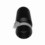 MagnaFlow Tip Stainless Black Coated Single Double Round Single Outlet 5in Dia 4in Inlet 13in L Magnaflow Catalytic Converter Universal