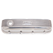 Edelbrock Valve Cover Classic Series Chevrolet 1965 and Later 396-502 V8 Polshed Edelbrock Valve Covers