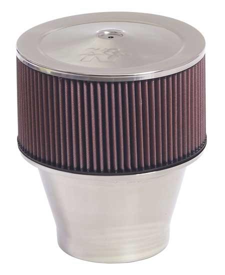 K&N Custom Velocity Stack Assembly - Red - Size: 11 in K&N Engineering Air Intake Components