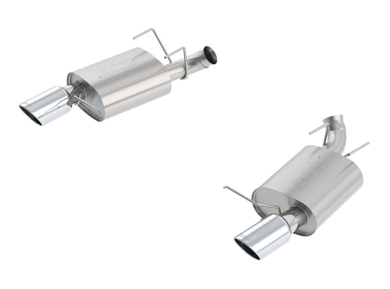 Borla 13-14 Mustang GT/Boss 302 5.0L V8 RWD Single Split Rr Exit S-Type Exhaust (rear section only) Borla Axle Back
