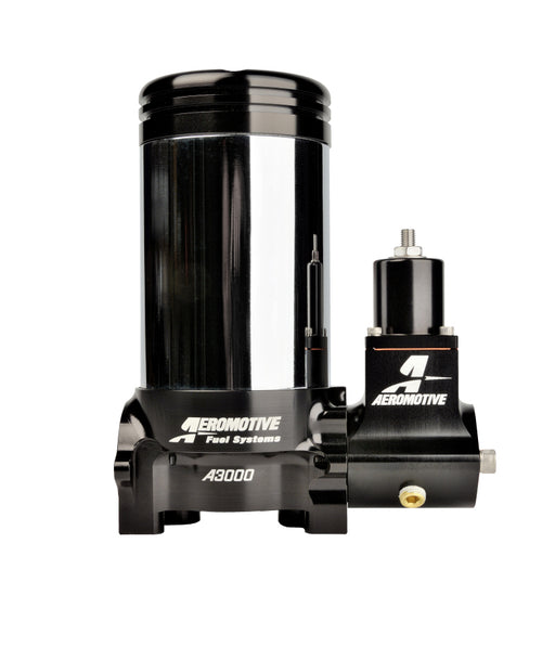 Aeromotive A3000 Drag Race Carbureted Fuel Pump And Regulator Only (Pre-Filter NOT Incl) Aeromotive Fuel Pumps